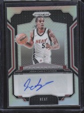 2024-25 Panini Prizm #PNM-JCH Josh Christopher Penmanship Silver Prizm