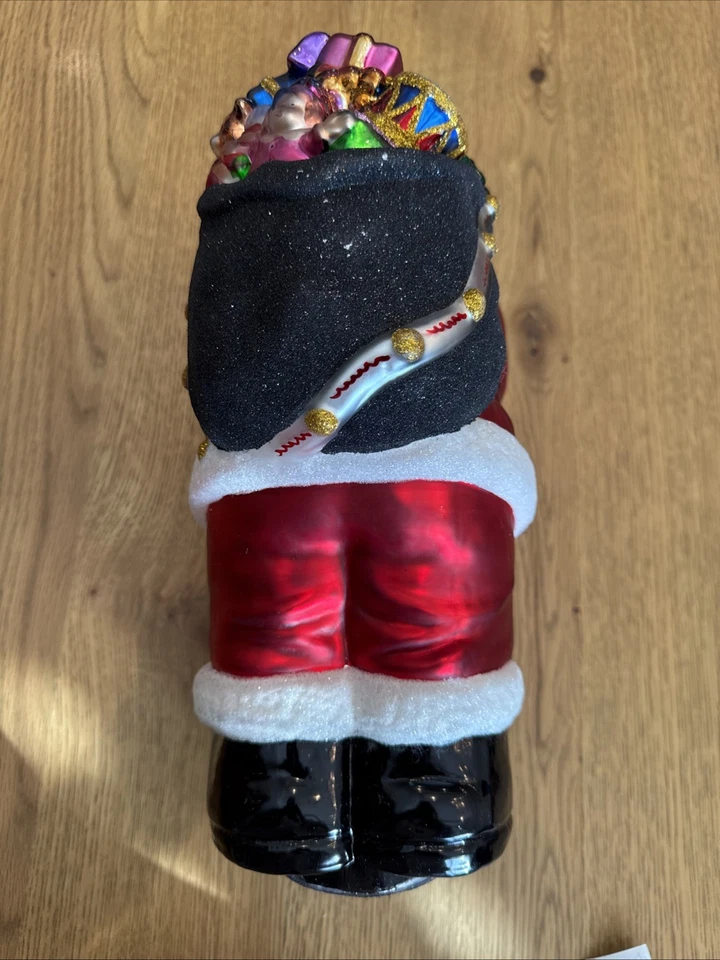 Christmas Mercury Glass Santa Vintage 2004! Great Gift For Santa Collectors! - Image 3 of 4