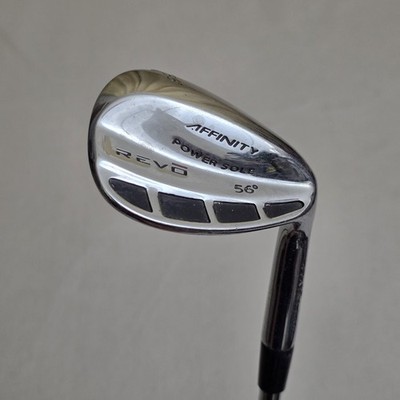 Affinity Revo Power Sole 56° Sand Wedge Mens RH Steel Shaft Silver Golf Club