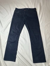 AG Adriano Goldschmied The Everett Slim Straight Sueded Blue Men's 32 x 30