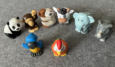 Fisher Price Little People Go Wild Safari Lion Elephant Hippo Toucan Monkey