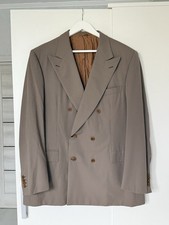 Brioni Flaminio Wool Super 150  s Double Breasted Men  s Classic Blazer Size 56 R