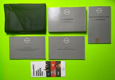 2022 Nissan ARMADA Factory Owners Manual Set & Case *OEM*