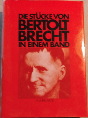 Suhrkamp Bertolt Brecht Die Stücke in einem Band Theaterstücke Drama Deutsch