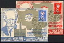 [G41.668] Belgium 1958 Europa good set 2 VF Maximum Cards