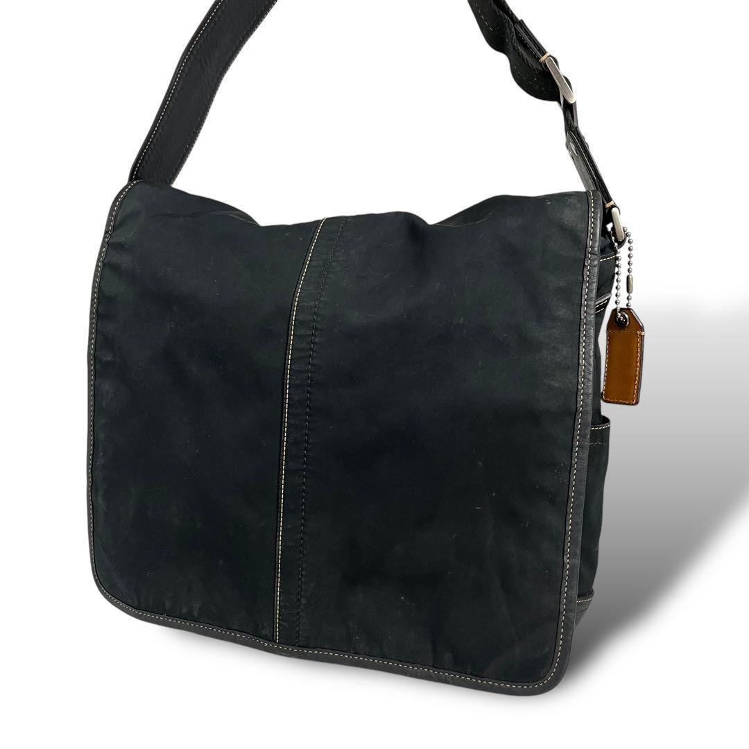 COACH メッセンジャーバッグ ブラック ヒッチ メッセンジャー バッグ（メッセンジャーバッグ）｜COACH