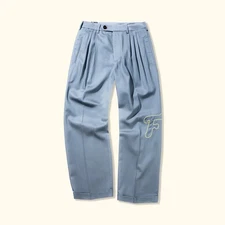 Golf le Fleur CHAINSTITCH TROUSERS BLUE - 30x30 Triple Pleated Pants New PANTS