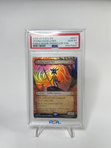 PSA 10 MTG Magic the Gathering Fable Frame Showcase FOIL Hexing Squelcher GEM MT