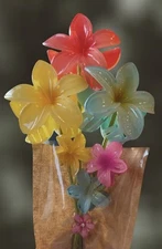 Handmade Flower Hair Clip Bouquet – Reusable Gift for Girls or Women