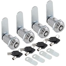 4 Pack Tubular Cam Locks Keyed Alike Rv Locks Replacement 1 Inch Cabinet Cam Loc
