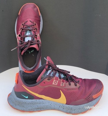 Nike Men's Pegasus Trail 3 Running Shoes Dark Beetroot DA8697-600 Lot Size 11
