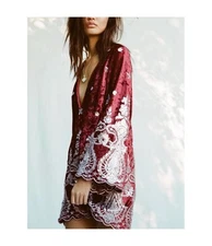 LENNI THE LABEL ✨ Rumi Dress SIZE M Au 10 US 6 Velvet Boho Luxe Midi