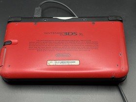Nintendo 3DS XL Handheld System Red/Black, Charger, Stylus