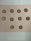 Mercury Dimes Lot Of 10 90% Silver Various Dates & Mints #3