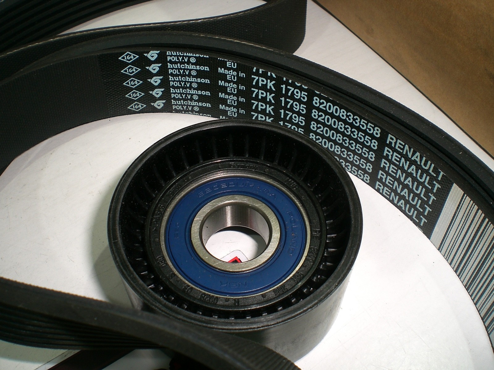 ORIGINAL AUXILIARY SERVICE BELT KIT SUITABLE FOR OPEL VIVARO