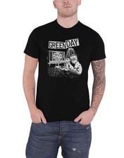 Green Day T Shirt TV Wasteland Band Logo new Official Mens Black