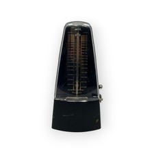   Yueshida Black Metronome Mechanical / Wind Up Missing Setting Weight AS IS 