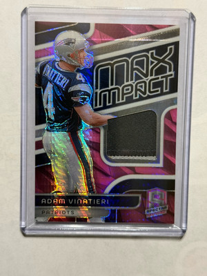 Adam Vinatieri 2024 Spectra - Max Impact Materials PATCH /15 - Patriots