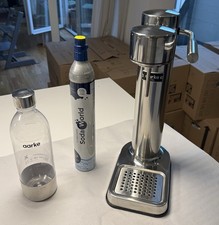 Aarke Carbonator 3 mit 2 CO2 Kartuschen Edelstahl