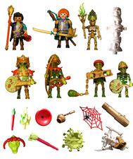 Playmobil 70752 Novelmore Skeleton Skelett Krieger Figuren Auswahl 70751
