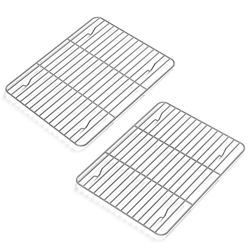 2 Pack Cooling Rack for Baking Stainless Steel, Heavy Duty Wire Rack Baking R...