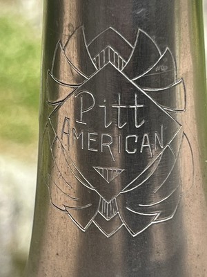 1920 Pitt American Silver Plated Trumpet   H.N. White Stencil   Original Case