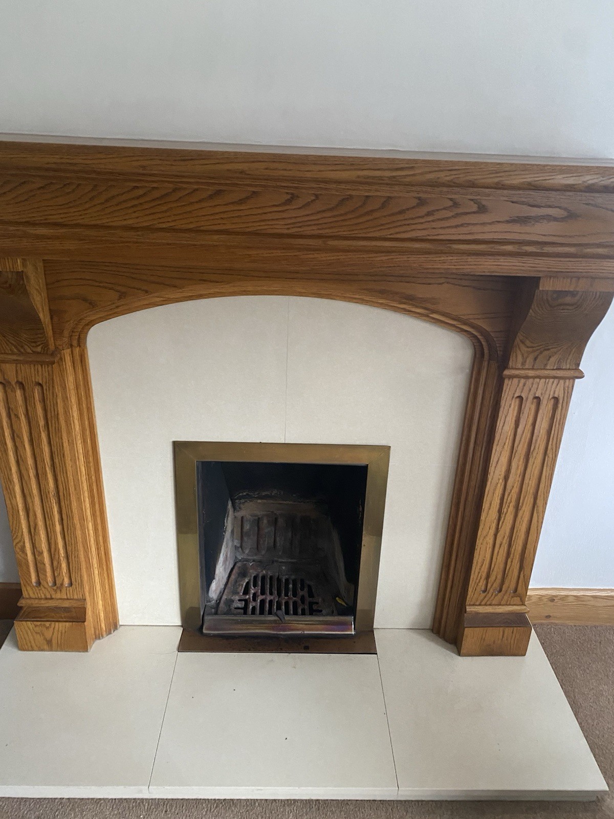 Solid Oak Fire Surround