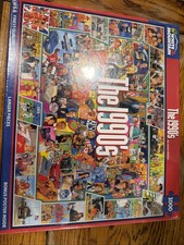 White Mountain 1000 Piece 1990s Jigsaw Puzzle with Bonus Poster, Larger Pieces