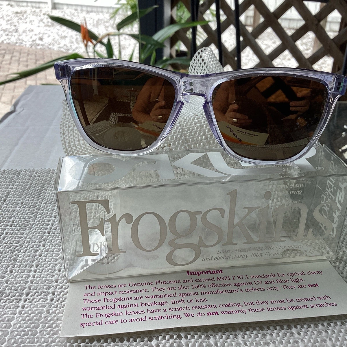 vintage oakley frogskins products for sale | eBay