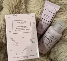 GOOD TO GO WANDER MINI HAIR ESSENTIALS KIT. Hair Treatment And Shampoo And Body