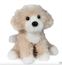 Douglas Toys Darcy Cream Golden Doodle Plush Stuffed Animal Toy, 9.5" Tall