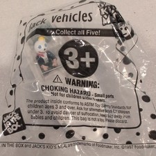 Jack-in-the-Box Kids Meal Toy Jack s Vehicles Fisherman Boat 1999 Vintage Sealed