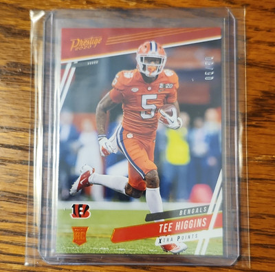 Panini 2020 Prestige Tee Higgins Rookie Rookies Xtra Points Orange #290 /50