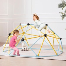 VEVOR Climbing Dome, 6FT Jungle Gym for Kids 3 to 9 Years Old, Geometric Dome