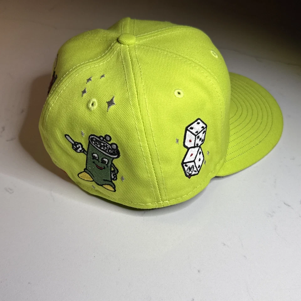 Sombrero ajustado Supreme S Logo Personajes New Era Verde Neón Talla 7 1/4 SS22 Foto 2 de 4