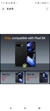 for Google Pixel 9a Case, Magnetic Phone Case with 1 Screen Protector Military