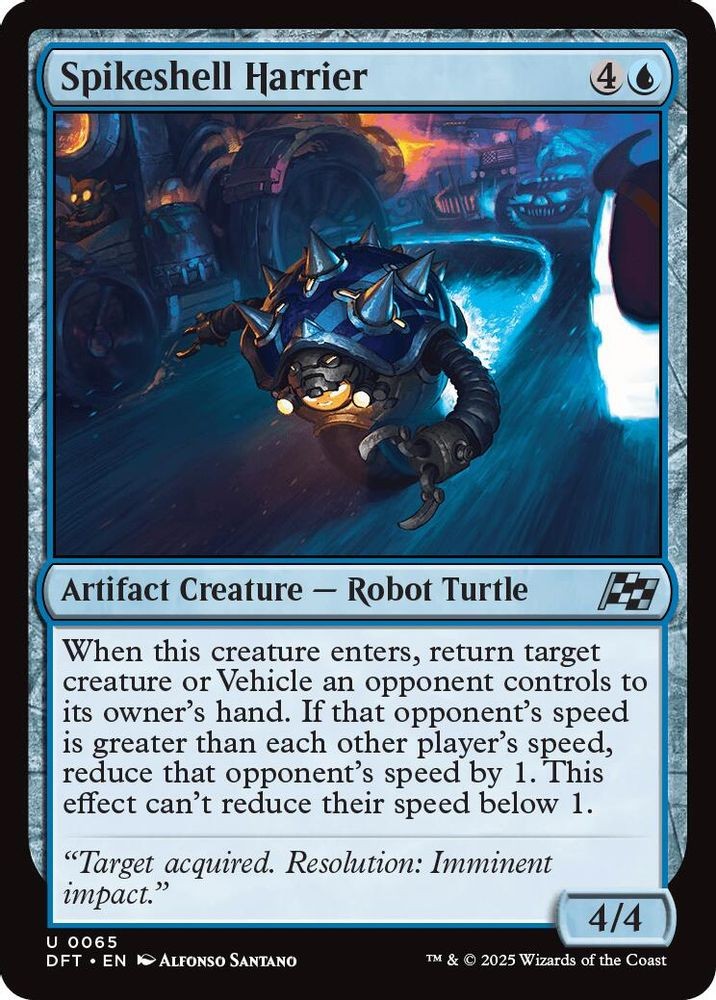 2025 Magic: The Gathering: DFT - Spikeshell Harrier (#65, Uncommon, Near Mint)