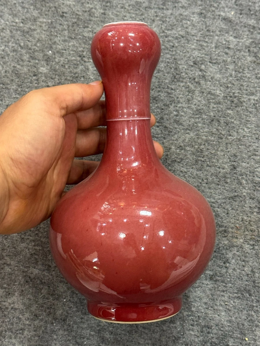 红色古董原始1800年以前中国古董花瓶| eBay