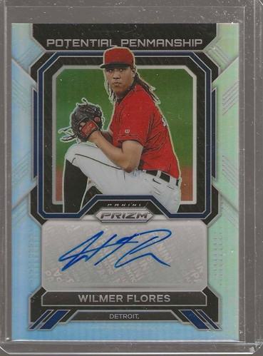 2023 Panini Prizm #PP-WF Wilmer Flores Potential Penmanship Prizm Autograph - Bild 1 von 2