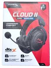HyperX Cloud II Core - Wireless Gaming Headset - Black (NEW/SEALED)