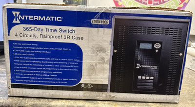 NEW Intermatic ET90415CR Timer 365 Days Time Switch 4 Circuits Rainproof 3R Case