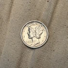 1924 Mercury Dime AU Silver Near Unc Better Early Type Coin Philadelphia 1010-9