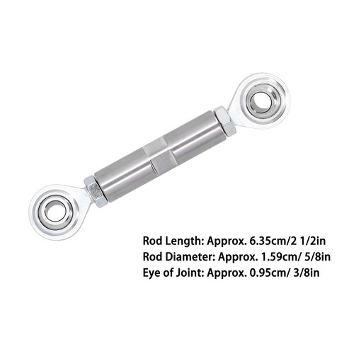2-1/2in Adjustable Tensioning Rod Stainless Steel Alternator Bracket Fit For SBC - Picture 6 of 12