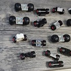 Vintage Lot (17) 1980's Lego Tires Wheels Gray Black White — photo 4