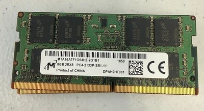 Micron 8GB DDR4 2133MHz PC4-2133P SODIMM Laptop Memory 2Rx8