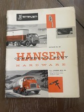 Hansen Hardware Company Catalog No. 22-Commercial Body 1962
