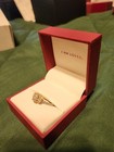 Three-Stone Oval Clear Prong Setting Engagement Ring for Women — photo 5