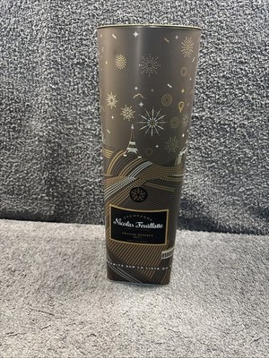 Nicolas Feuillatte Grande Reserve Brut Sektdose / Dose Sammlerstück Weihnachten