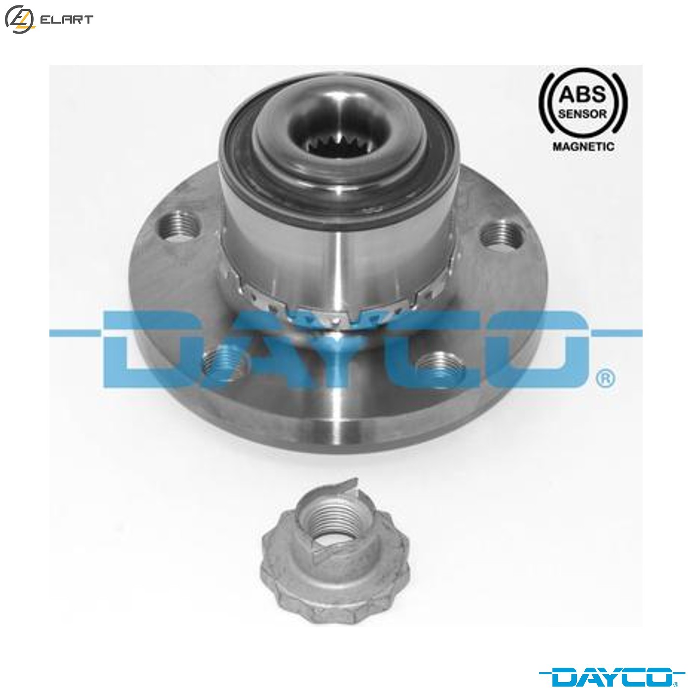 WHEEL BEARING KIT KWD1159 FOR SKODA FABIA/Combi/Praktik VW AMF/BNM/BNV 1.4L 3cyl