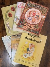 Vintage 70s Country Folk Art Craft Tole Painting Pattern Books Bundle Set of 5